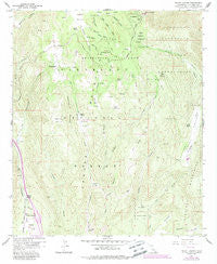 Mount Laguna California Historical topographic map, 1:24000 scale, 7.5 X 7.5 Minute, Year 1960