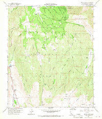 Mount Laguna California Historical topographic map, 1:24000 scale, 7.5 X 7.5 Minute, Year 1960