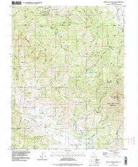 Mount Saint Helena California Historical topographic map, 1:24000 scale, 7.5 X 7.5 Minute, Year 1997