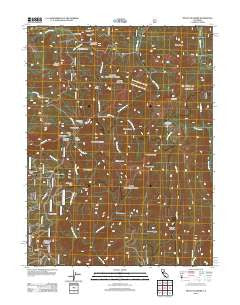 Mount Fillmore California Historical topographic map, 1:24000 scale, 7.5 X 7.5 Minute, Year 2012