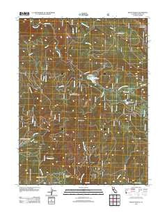 Mount Ingalls California Historical topographic map, 1:24000 scale, 7.5 X 7.5 Minute, Year 2012