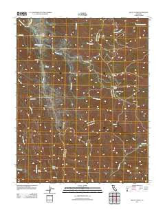 Mount Stakes California Historical topographic map, 1:24000 scale, 7.5 X 7.5 Minute, Year 2012