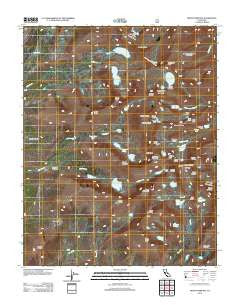 Mount Whitney California Historical topographic map, 1:24000 scale, 7.5 X 7.5 Minute, Year 2012