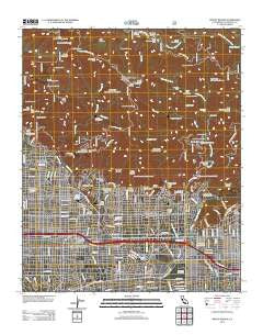 Mount Wilson California Historical topographic map, 1:24000 scale, 7.5 X 7.5 Minute, Year 2012