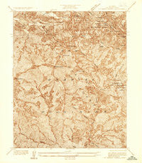 Mt. Baden-Powell California Historical topographic map, 1:24000 scale, 7.5 X 7.5 Minute, Year 1936