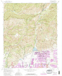 Mt. Baldy California Historical topographic map, 1:24000 scale, 7.5 X 7.5 Minute, Year 1967