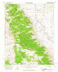 Mt. Barcroft California Historical topographic map, 1:62500 scale, 15 X 15 Minute, Year 1962