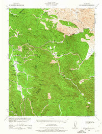 Mt. Boardman California Historical topographic map, 1:62500 scale, 15 X 15 Minute, Year 1938