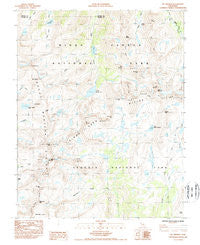 Mt. Brewer California Historical topographic map, 1:24000 scale, 7.5 X 7.5 Minute, Year 1985
