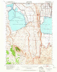 Mt Dome California Historical topographic map, 1:62500 scale, 15 X 15 Minute, Year 1950