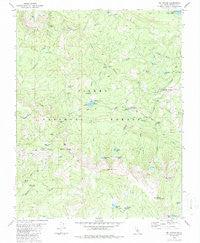 Mt. Givens California Historical topographic map, 1:24000 scale, 7.5 X 7.5 Minute, Year 1982