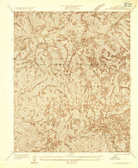 Mt. Gleason California Historical topographic map, 1:24000 scale, 7.5 X 7.5 Minute, Year 1935