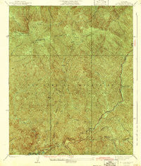 Mt. Gleason California Historical topographic map, 1:24000 scale, 7.5 X 7.5 Minute, Year 1942