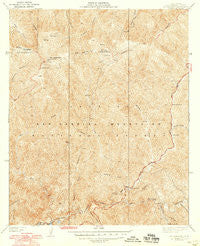 Mt. Gleason California Historical topographic map, 1:24000 scale, 7.5 X 7.5 Minute, Year 1942
