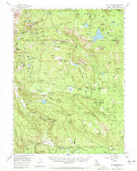 Mt. Harkness California Historical topographic map, 1:62500 scale, 15 X 15 Minute, Year 1956