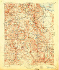 Mt. Lyell California Historical topographic map, 1:125000 scale, 30 X 30 Minute, Year 1901