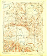 Mt. Morrison California Historical topographic map, 1:125000 scale, 30 X 30 Minute, Year 1914