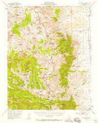Mt. Pinchot California Historical topographic map, 1:62500 scale, 15 X 15 Minute, Year 1953