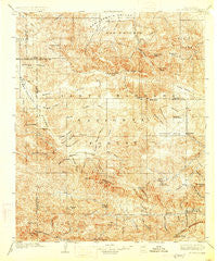 Mt. Pinos California Historical topographic map, 1:125000 scale, 30 X 30 Minute, Year 1903