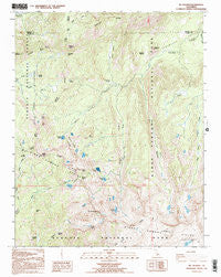 Mt. Silliman California Historical topographic map, 1:24000 scale, 7.5 X 7.5 Minute, Year 1993