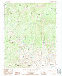 Mt. Silliman California Historical topographic map, 1:24000 scale, 7.5 X 7.5 Minute, Year 1993