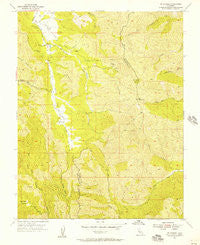 Mt. Stakes California Historical topographic map, 1:24000 scale, 7.5 X 7.5 Minute, Year 1955