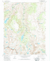 Mt. Thompson California Historical topographic map, 1:24000 scale, 7.5 X 7.5 Minute, Year 1983