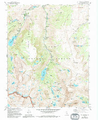 Mt. Thompson California Historical topographic map, 1:24000 scale, 7.5 X 7.5 Minute, Year 1983