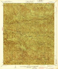 Mt. Wilson California Historical topographic map, 1:24000 scale, 7.5 X 7.5 Minute, Year 1939