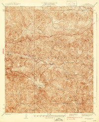 Mt. Wilson California Historical topographic map, 1:24000 scale, 7.5 X 7.5 Minute, Year 1939