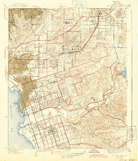 National City California Historical topographic map, 1:31680 scale, 7.5 X 7.5 Minute, Year 1944