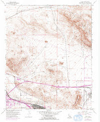 Nebo California Historical topographic map, 1:24000 scale, 7.5 X 7.5 Minute, Year 1953