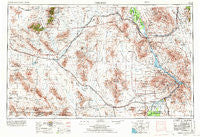 Needles California Historical topographic map, 1:250000 scale, 1 X 2 Degree, Year 1956