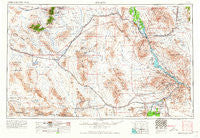 Needles California Historical topographic map, 1:250000 scale, 1 X 2 Degree, Year 1956