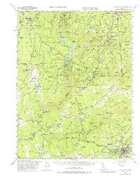 Nevada City California Historical topographic map, 1:62500 scale, 15 X 15 Minute, Year 1948