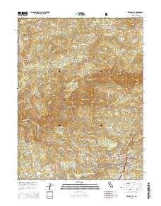 Nevada City California Current topographic map, 1:24000 scale, 7.5 X 7.5 Minute, Year 2015