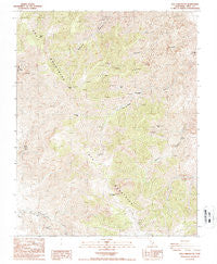 New York Butte California Historical topographic map, 1:24000 scale, 7.5 X 7.5 Minute, Year 1987