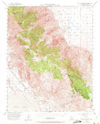 New York Butte California Historical topographic map, 1:62500 scale, 15 X 15 Minute, Year 1950