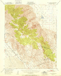 New York Butte California Historical topographic map, 1:62500 scale, 15 X 15 Minute, Year 1951