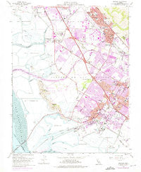 Newark California Historical topographic map, 1:24000 scale, 7.5 X 7.5 Minute, Year 1959