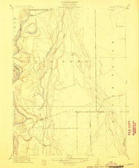 Newhard California Historical topographic map, 1:31680 scale, 7.5 X 7.5 Minute, Year 1912
