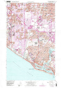Newport Beach California Historical topographic map, 1:24000 scale, 7.5 X 7.5 Minute, Year 1965