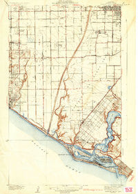 Newport Beach California Historical topographic map, 1:31680 scale, 7.5 X 7.5 Minute, Year 1935