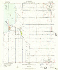 Niland California Historical topographic map, 1:24000 scale, 7.5 X 7.5 Minute, Year 1956