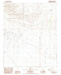 Ninemile Wash California Historical topographic map, 1:24000 scale, 7.5 X 7.5 Minute, Year 1988