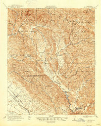 Nipomo California Historical topographic map, 1:62500 scale, 15 X 15 Minute, Year 1922