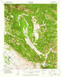 Nipomo California Historical topographic map, 1:62500 scale, 15 X 15 Minute, Year 1952