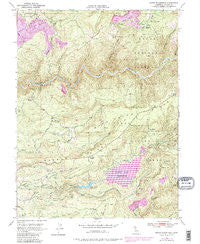 North Bloomfield California Historical topographic map, 1:24000 scale, 7.5 X 7.5 Minute, Year 1949