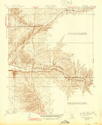 North of Oildale California Historical topographic map, 1:31680 scale, 7.5 X 7.5 Minute, Year 1936
