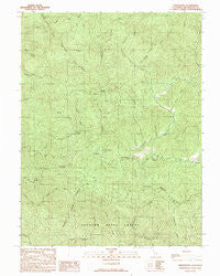 Northspur California Historical topographic map, 1:24000 scale, 7.5 X 7.5 Minute, Year 1991